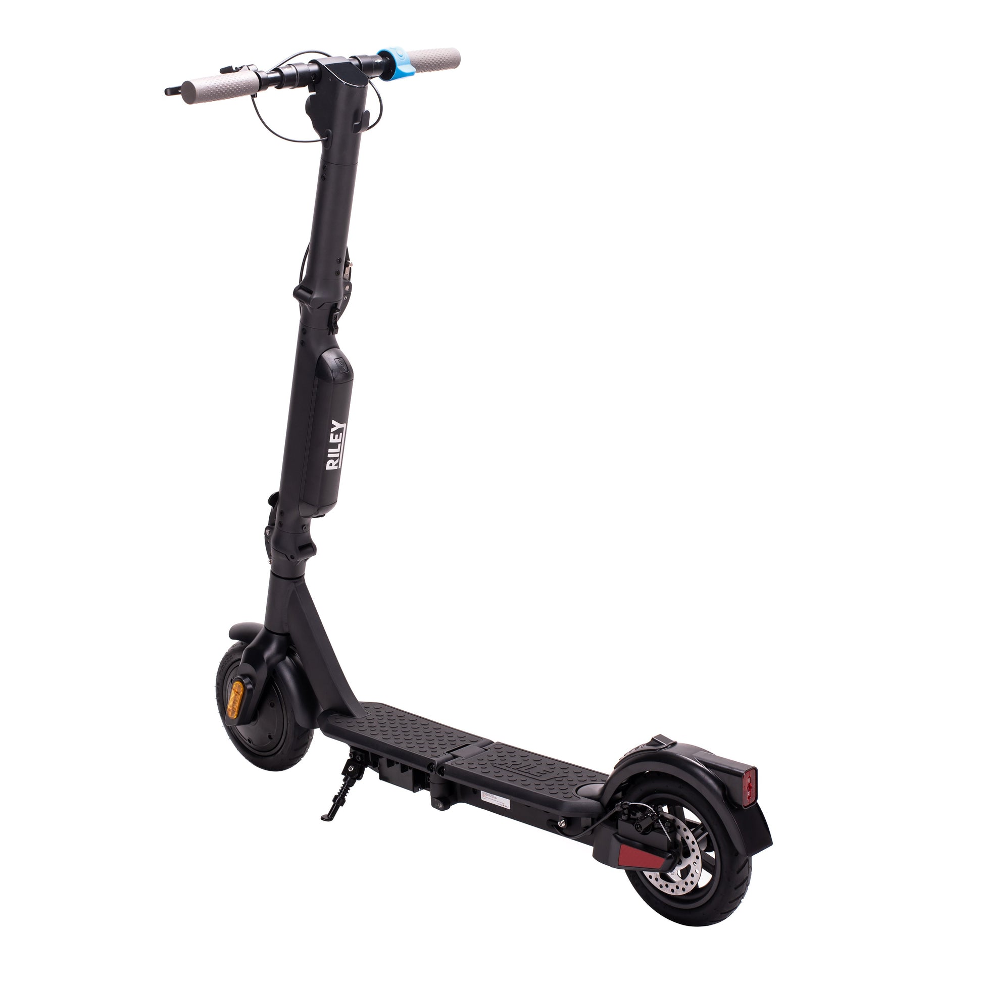 "Riley RS3 Electric Scooter Unfolded stand"
