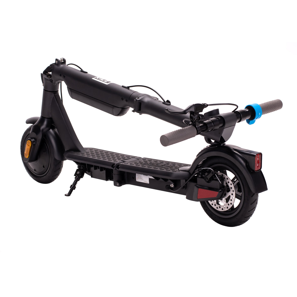 "Riley RS3 Electric Scooter Folded Backwards"