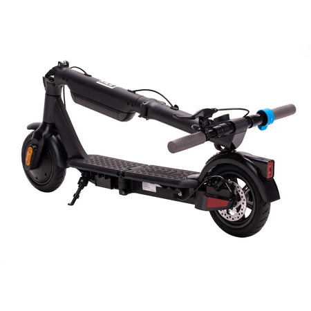 "Riley RS3 Electric Scooter Folded Backwards"