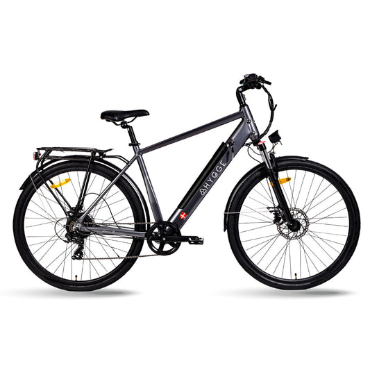 "Hygge Aarhus Electric Bike Graphite Grey 250W Motor"