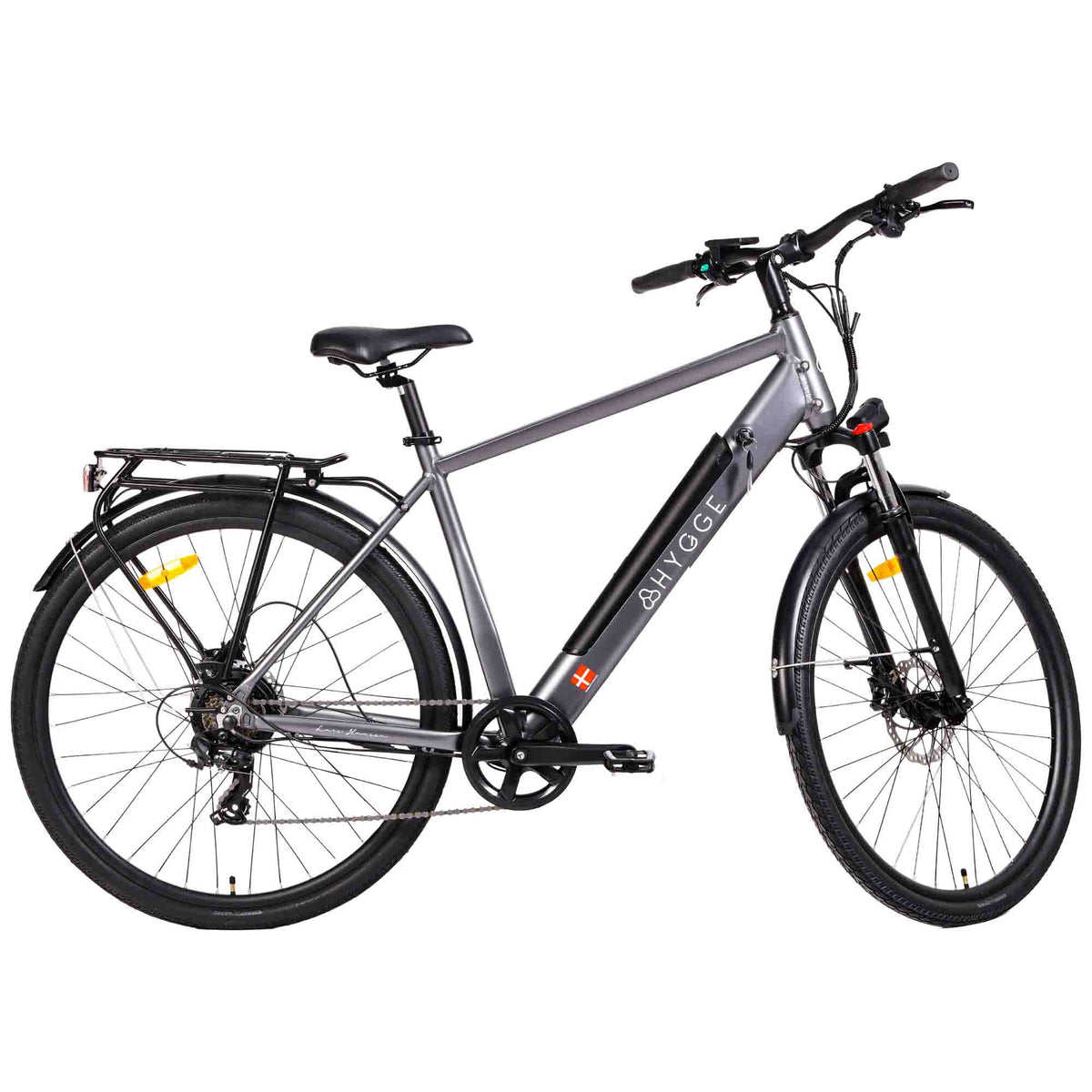 "Hygge Aarhus Electric Bike Graphite Grey 250W Motor 1"