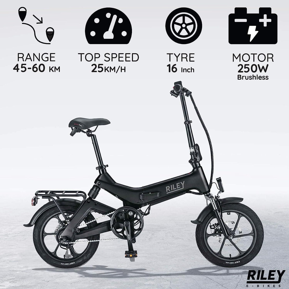 Riley RB1 Folding Electric Bike Details 