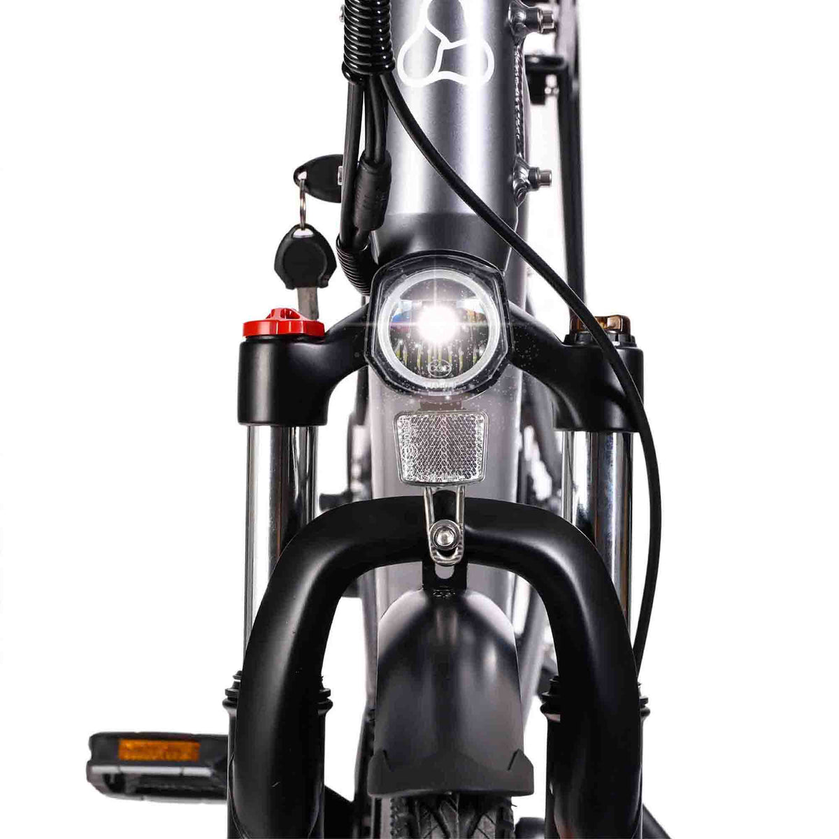Hygge Aarhus Step Electric Bike Graphite Grey Front View