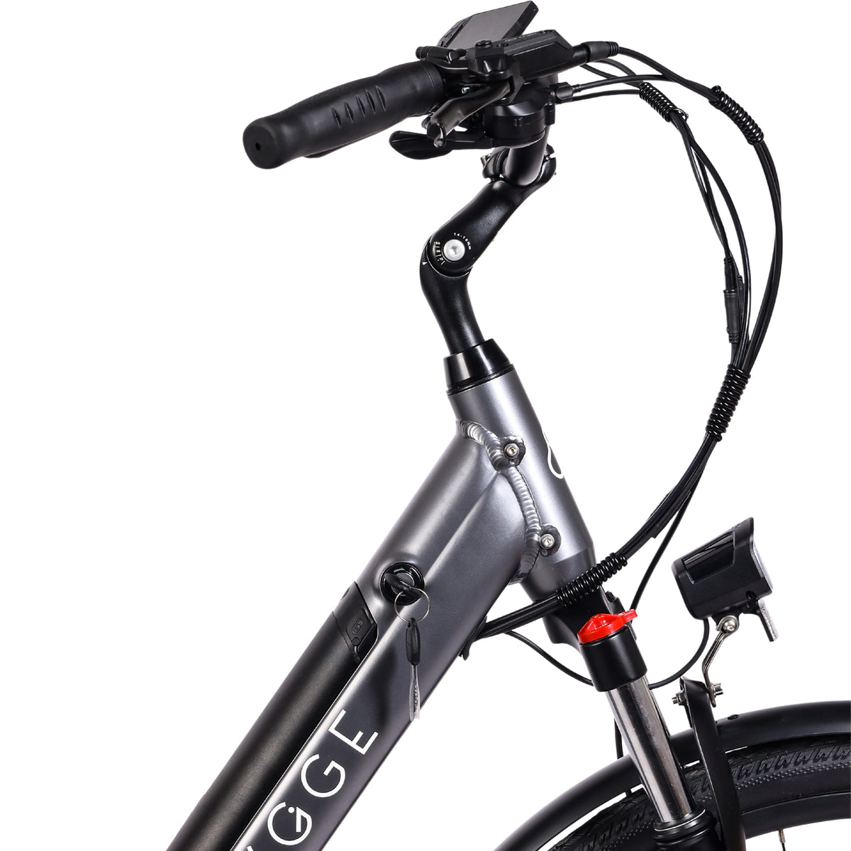 Hygge Aarhus Step Electric Bike Graphite Grey Handle