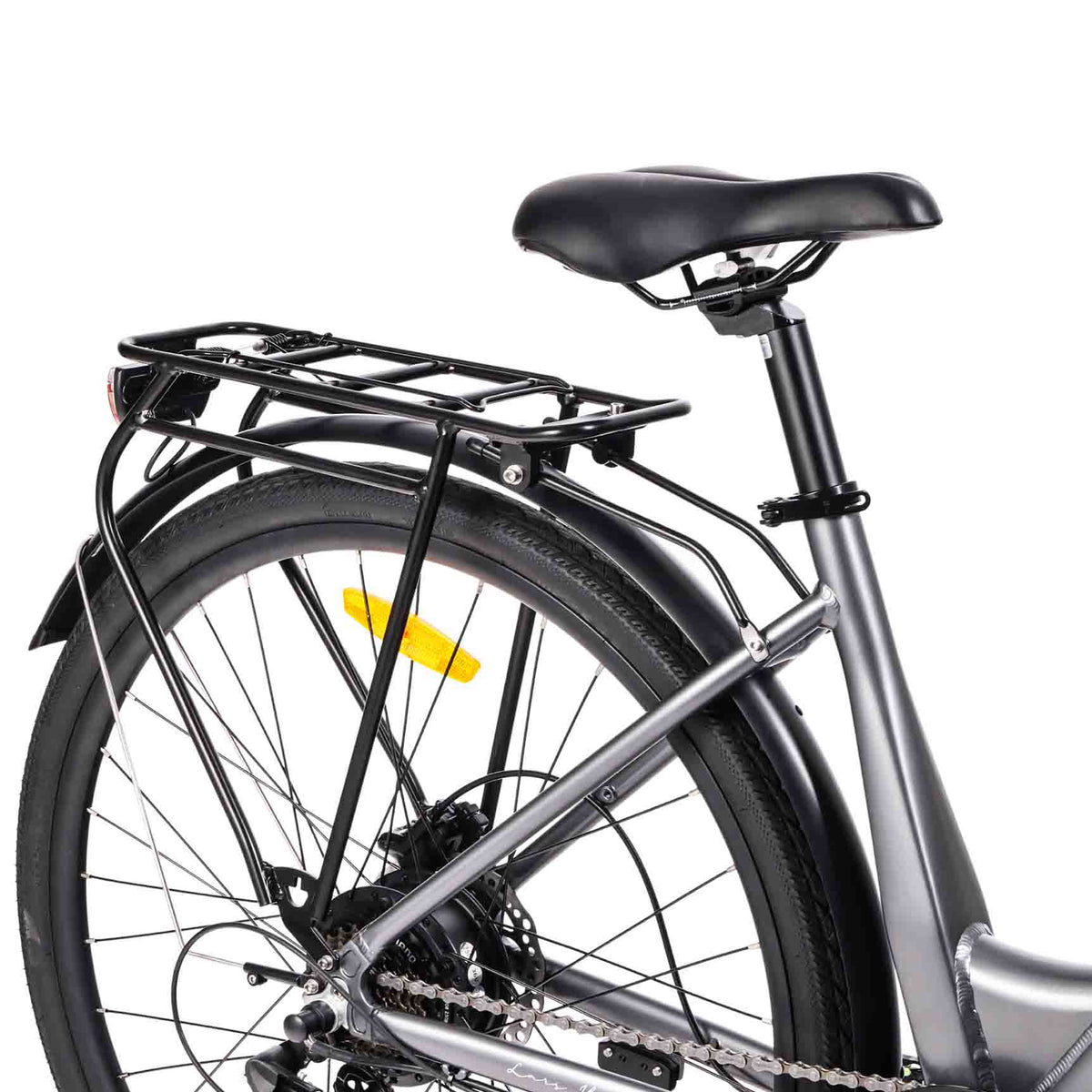 Hygge Aarhus Step Electric Bike Graphite Grey Carriage