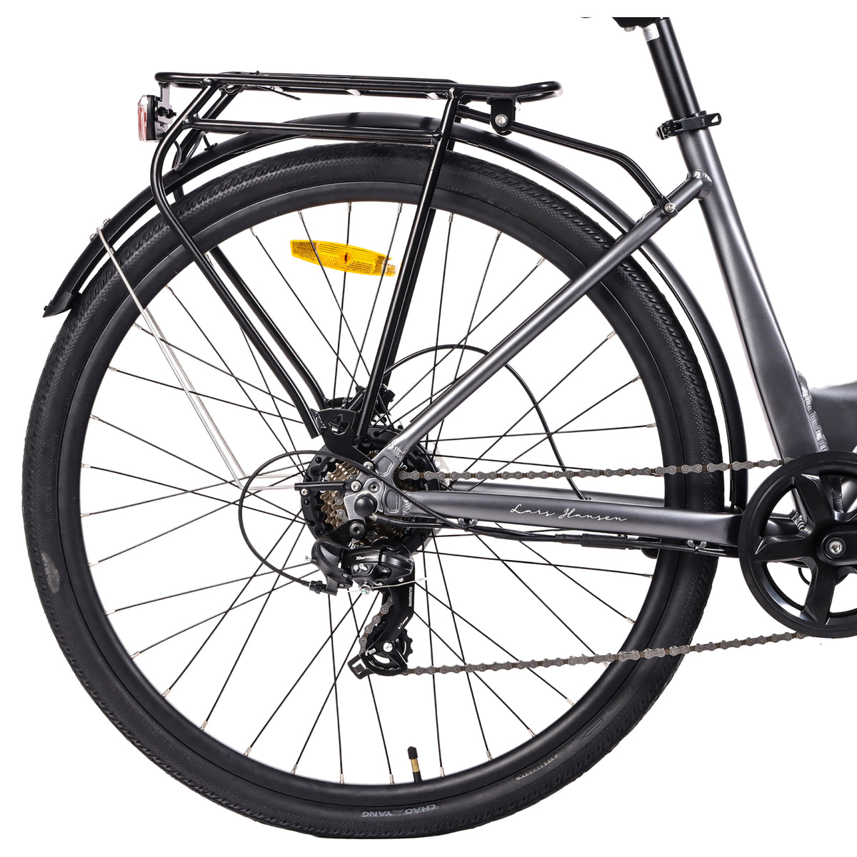 Hygge Aarhus Step Electric Bike Graphite Grey Tyre