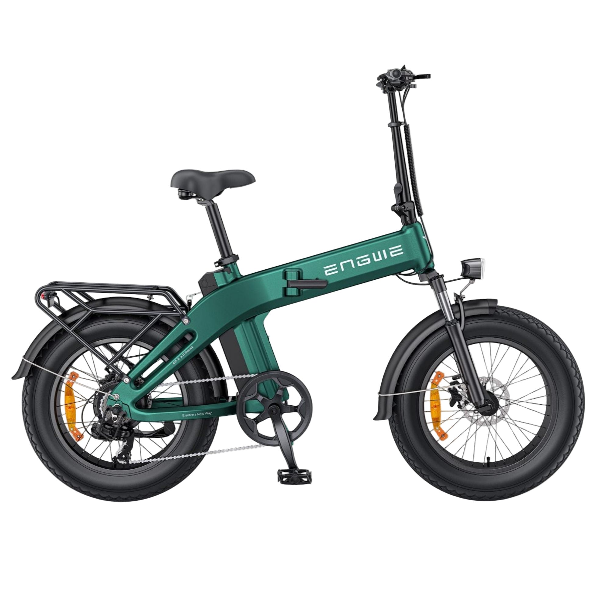 Engwe EP-2 3.0 Boost Electric Bike Green Side View