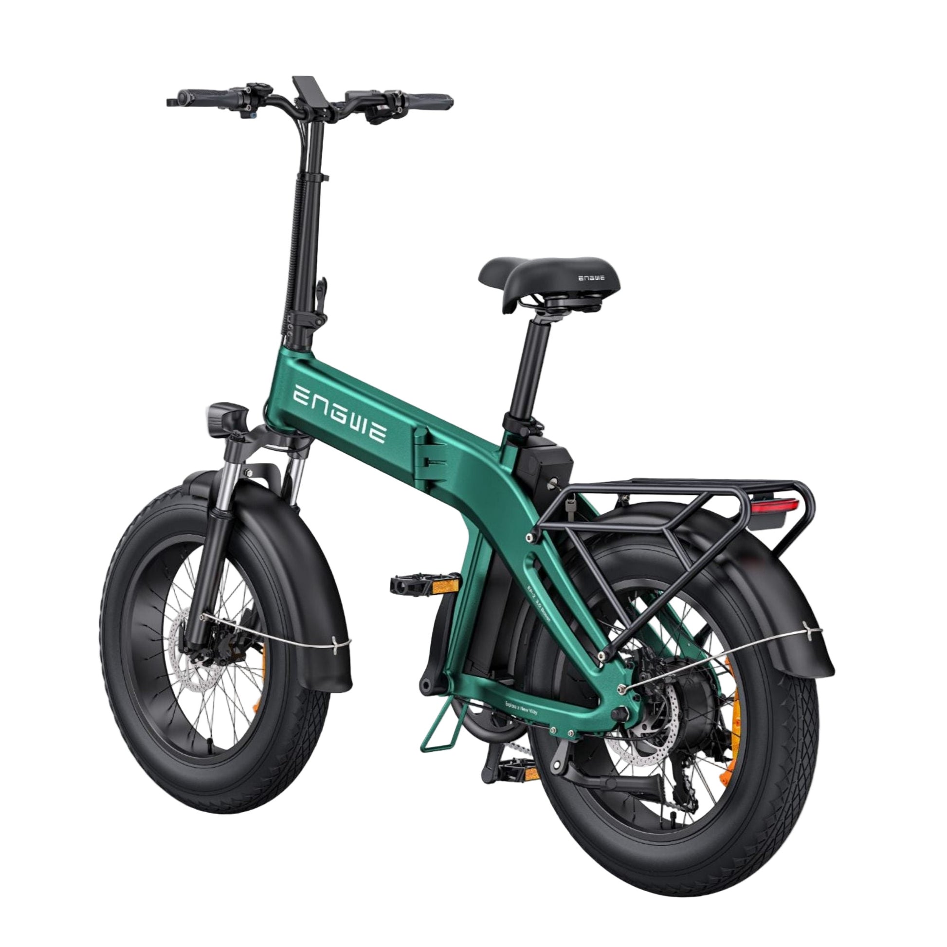 Engwe EP-2 3.0 Boost Electric Bike Green Back View