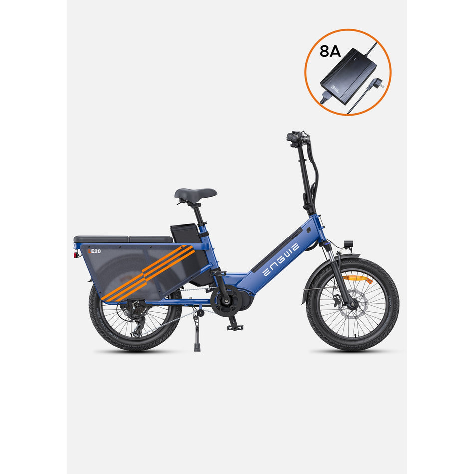 ENGWE LE20 Electric Bike 250W Mid-drive Torque Sensor Step-Thru Cargo Ebike