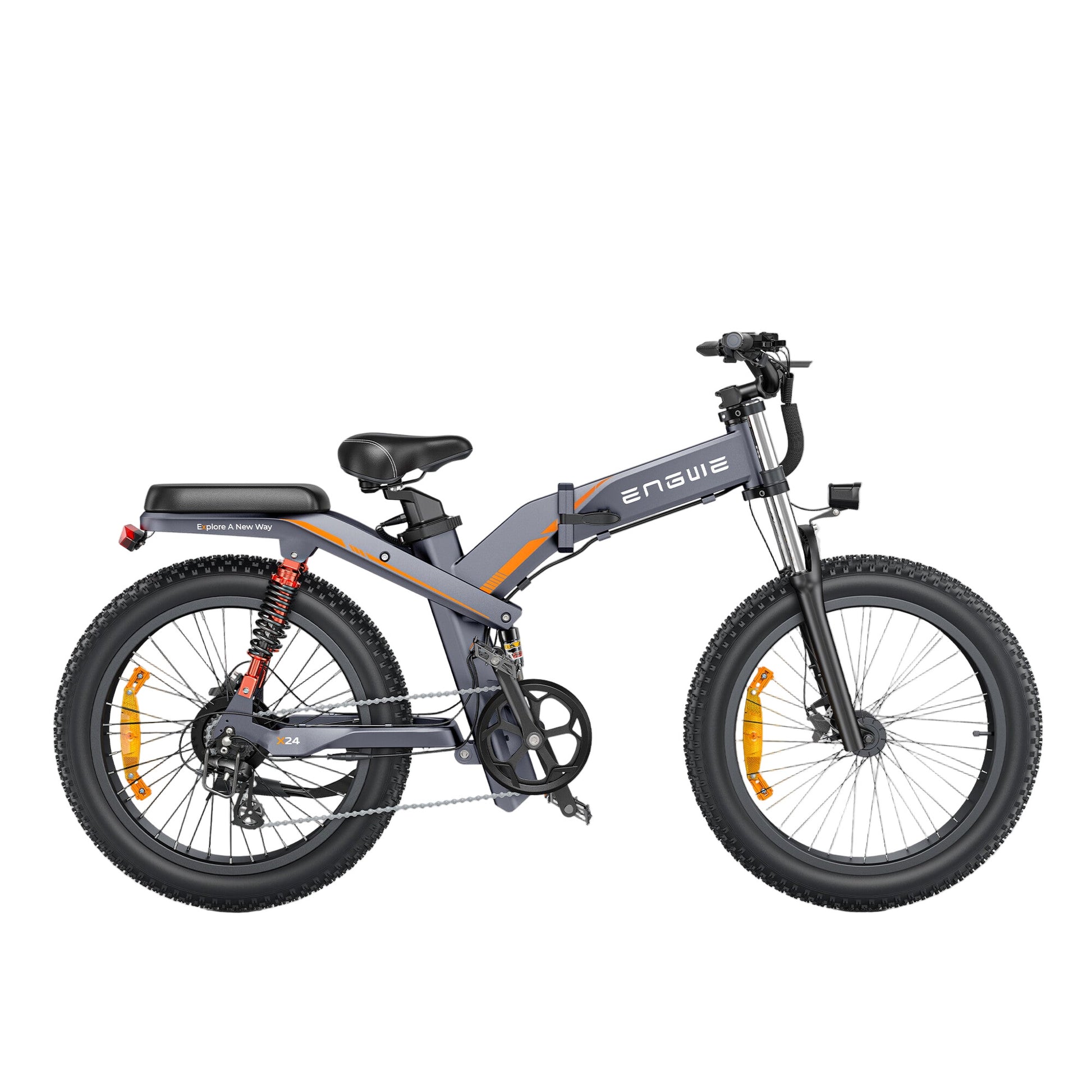 Engwe x24 grey color side view