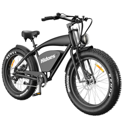 Hidoes B3 Electric Bike - 1200W Motor Fat Tire 18.2Ah Battery 15.5mph Speed