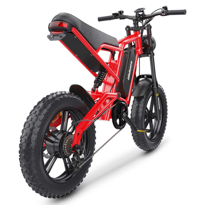 Hidoes B6 Electric Bike - 1200W Power 15.6Ah Battery 15.5mph Speed Cruiser Bike for Adults