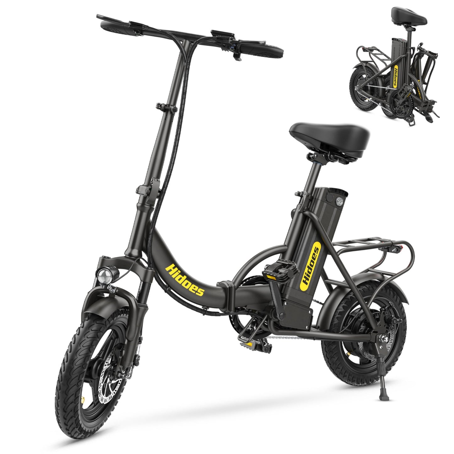 Hidoes C5 Electric Bike Compact & Smart With 250W Motor, 36V 10.4Ah Battery