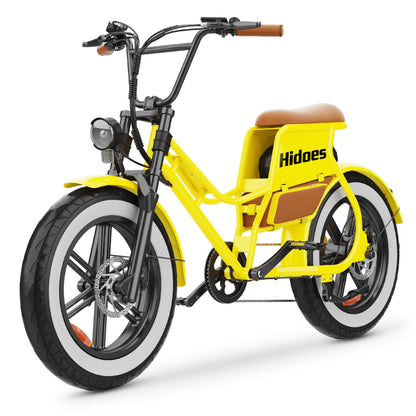 Hidoes C8 Electric Bike With 250W Rear Hub Motor And 48V Capacity 17Ah Removable Battery