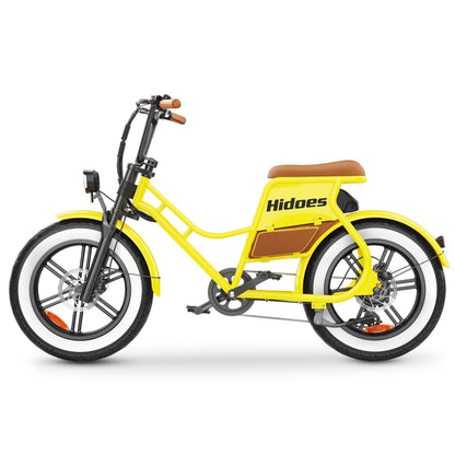 Hidoes C8 Electric Bike With 250W Rear Hub Motor And 48V Capacity 17Ah Removable Battery