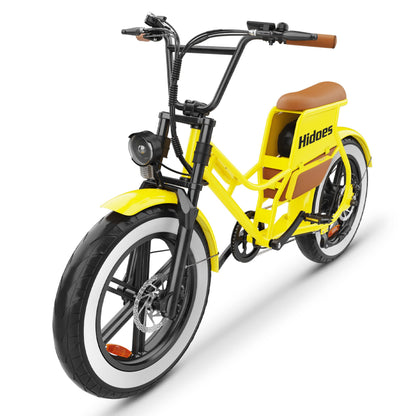 Hidoes C8 Electric Bike With 250W Rear Hub Motor And 48V Capacity 17Ah Removable Battery