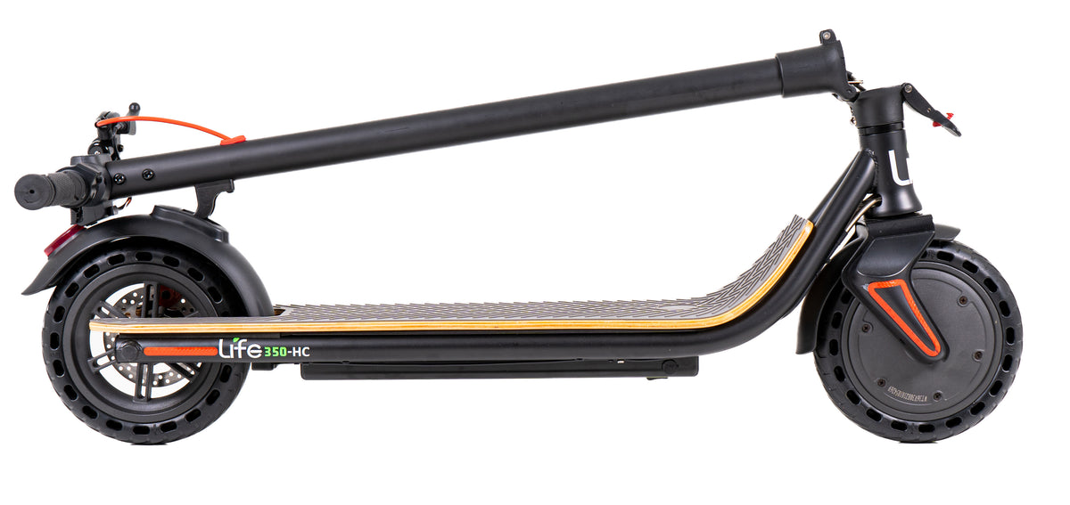 Li-Fe 350HC Electric Scooter folded
