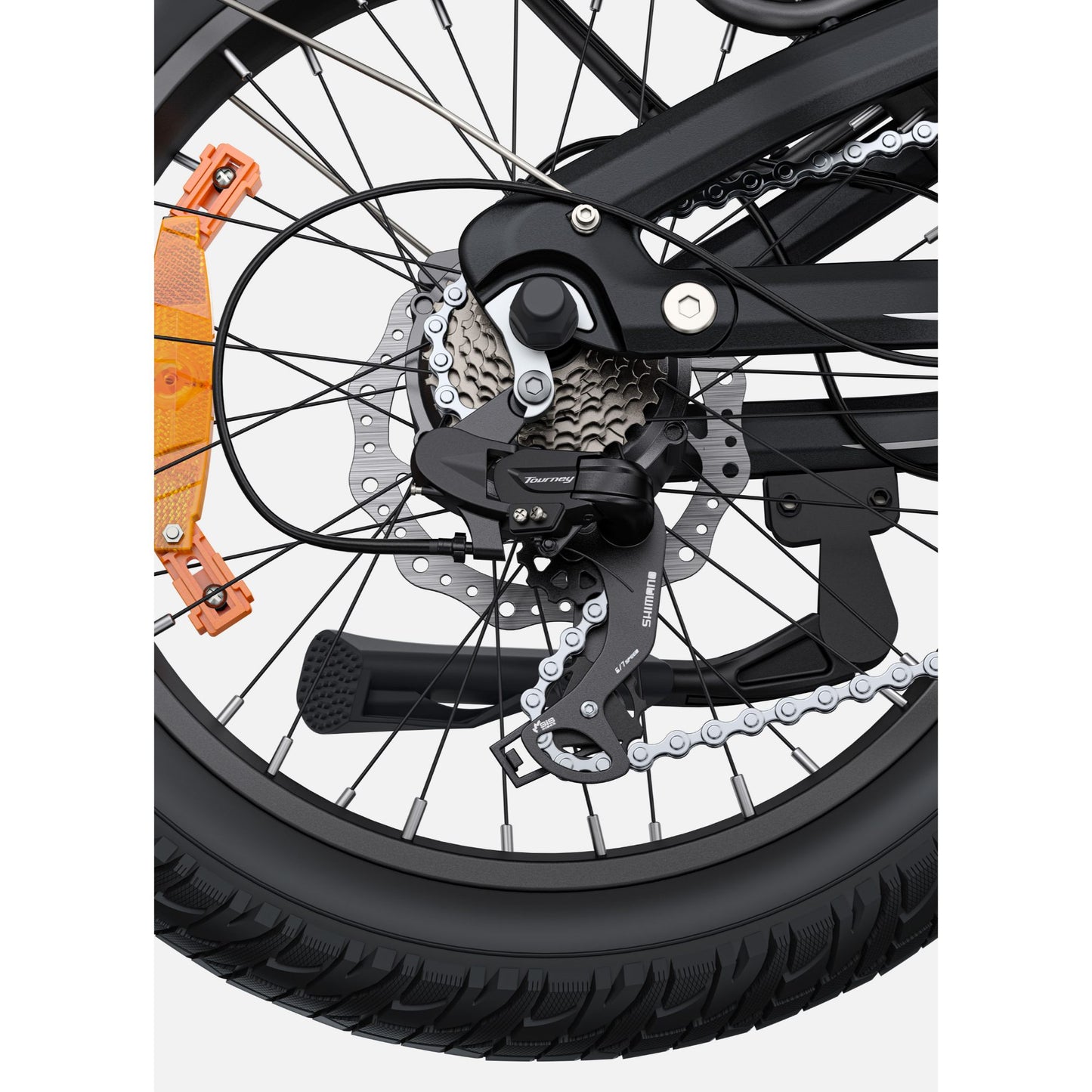 Engwe L20 3.0 Boost Electric Bike 250W 100Nm Mid-drive Motor Full Suspension