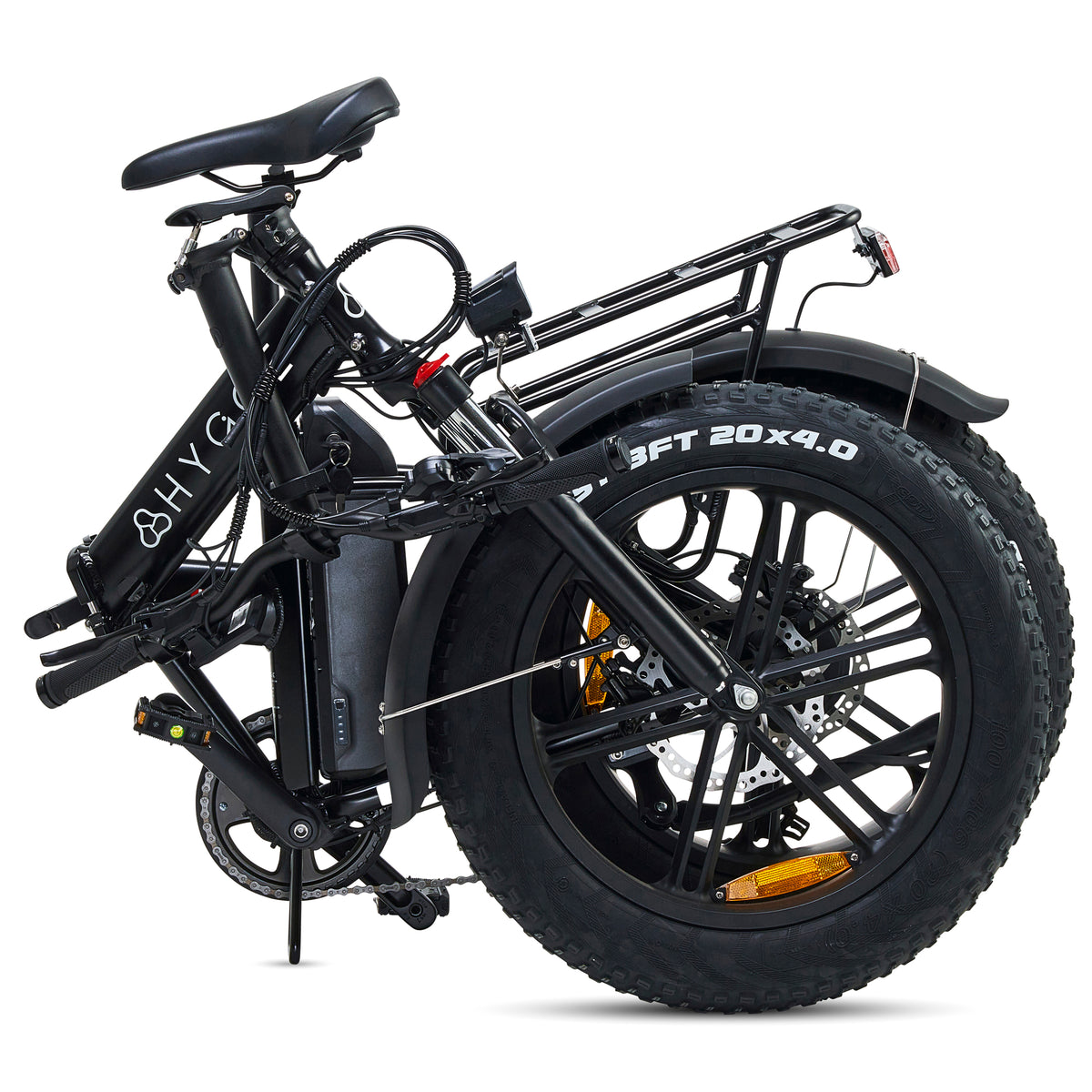 Hygge Vester Electric Bike Onyx Black Folded