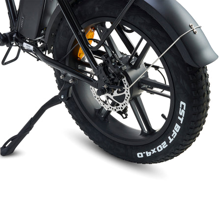 Hygge Vester Electric Bike Onyx Black Stands