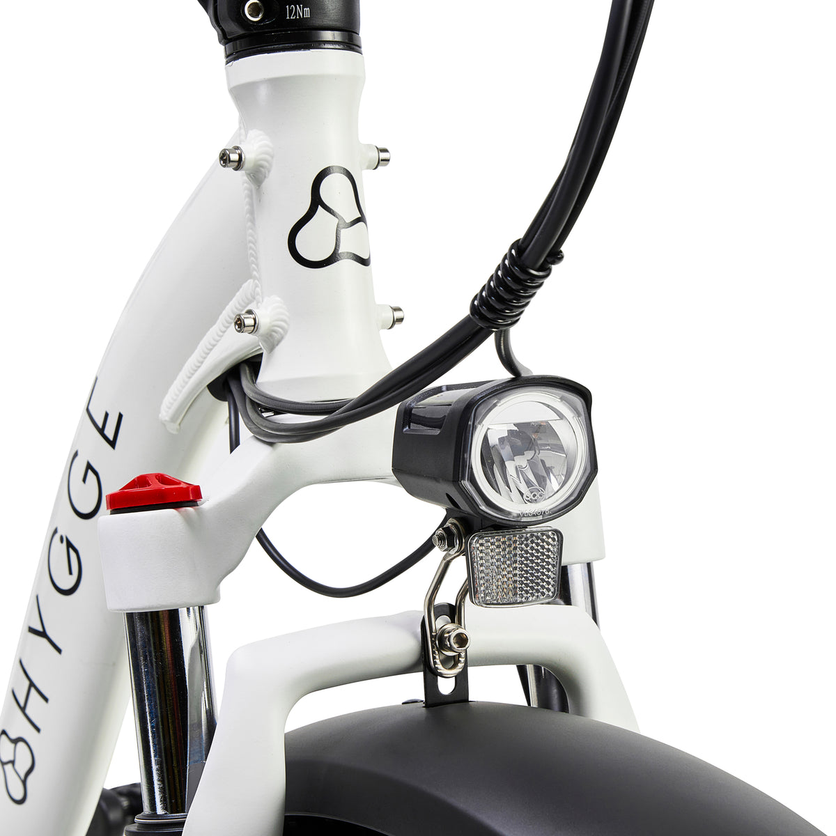 Hygge Vester Step Electric Bike Heron White Head Light