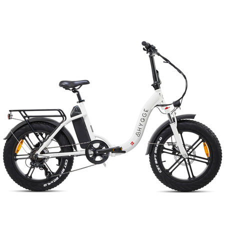 Hygge Vester Step Electric Bike Heron White Full View