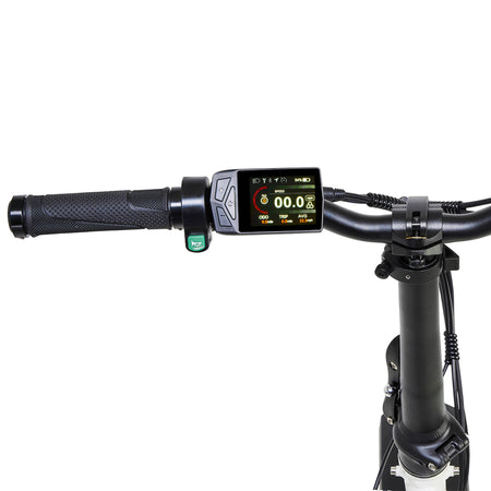 Hygge Vester Step Electric Bike Heron White Left Handle