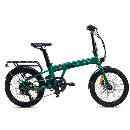 Hygge Virum Electric Bike British Racing Green Full View