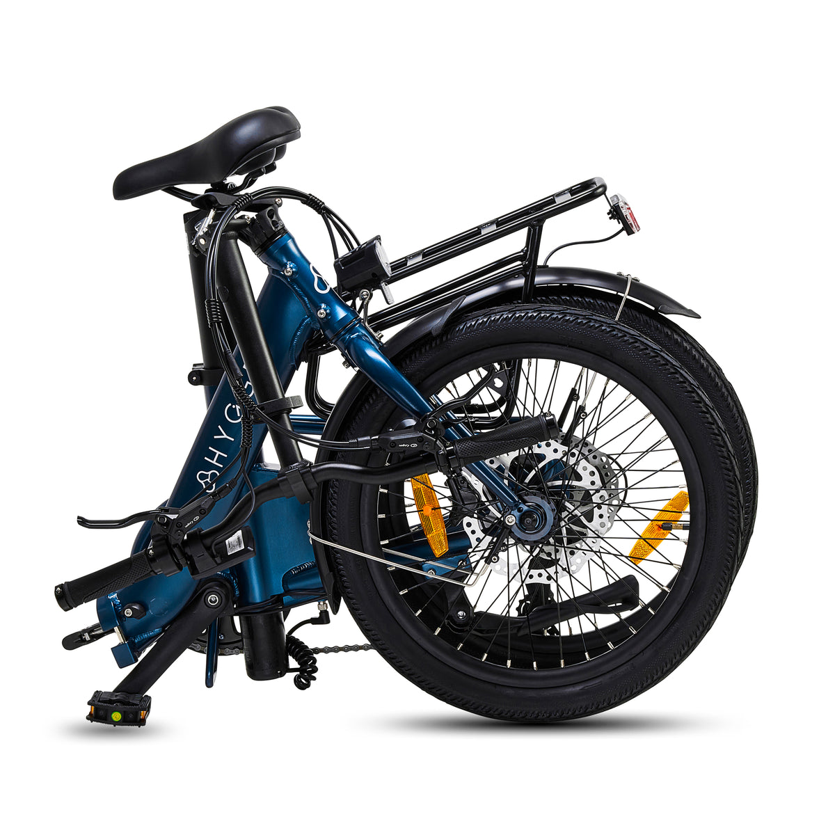 Hygge Virum Step Electric Bike Navy Blue Foldable