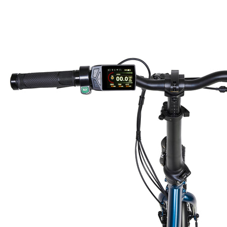 Hygge Virum Step Electric Bike Navy Blue Left Handle
