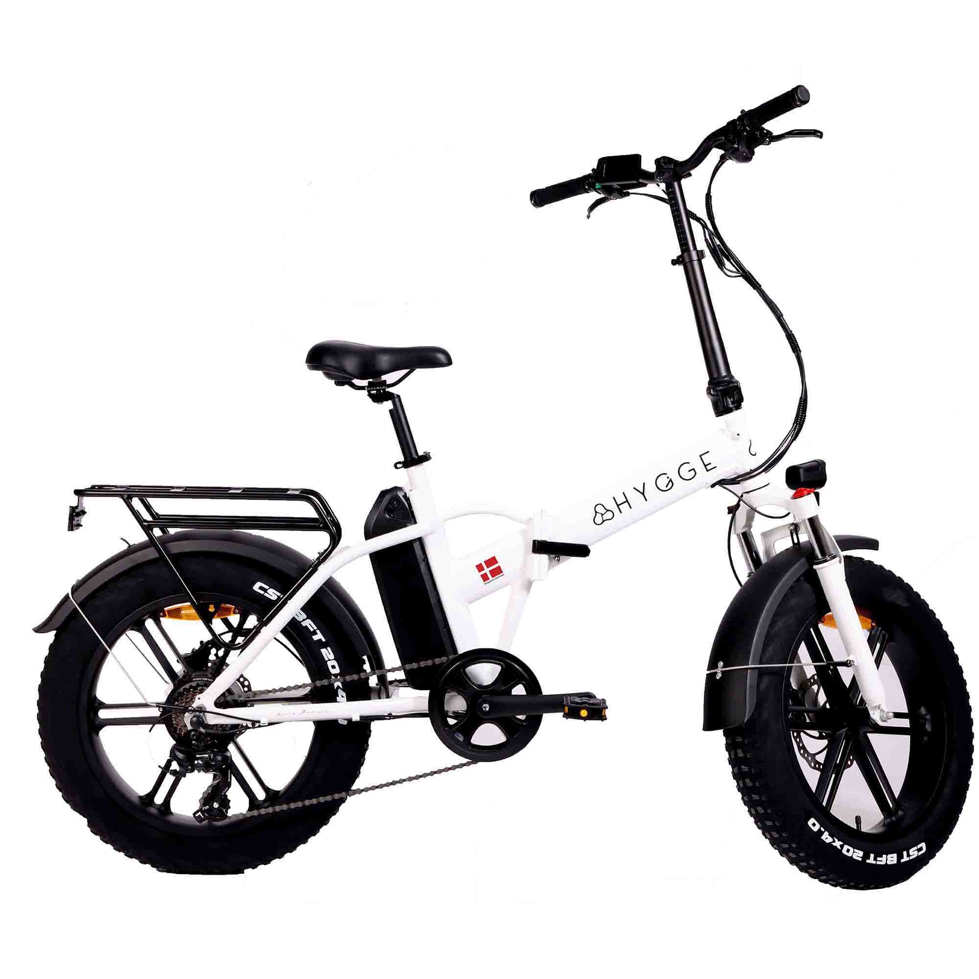 Hygge Vester Electric Bike Heron White Side View