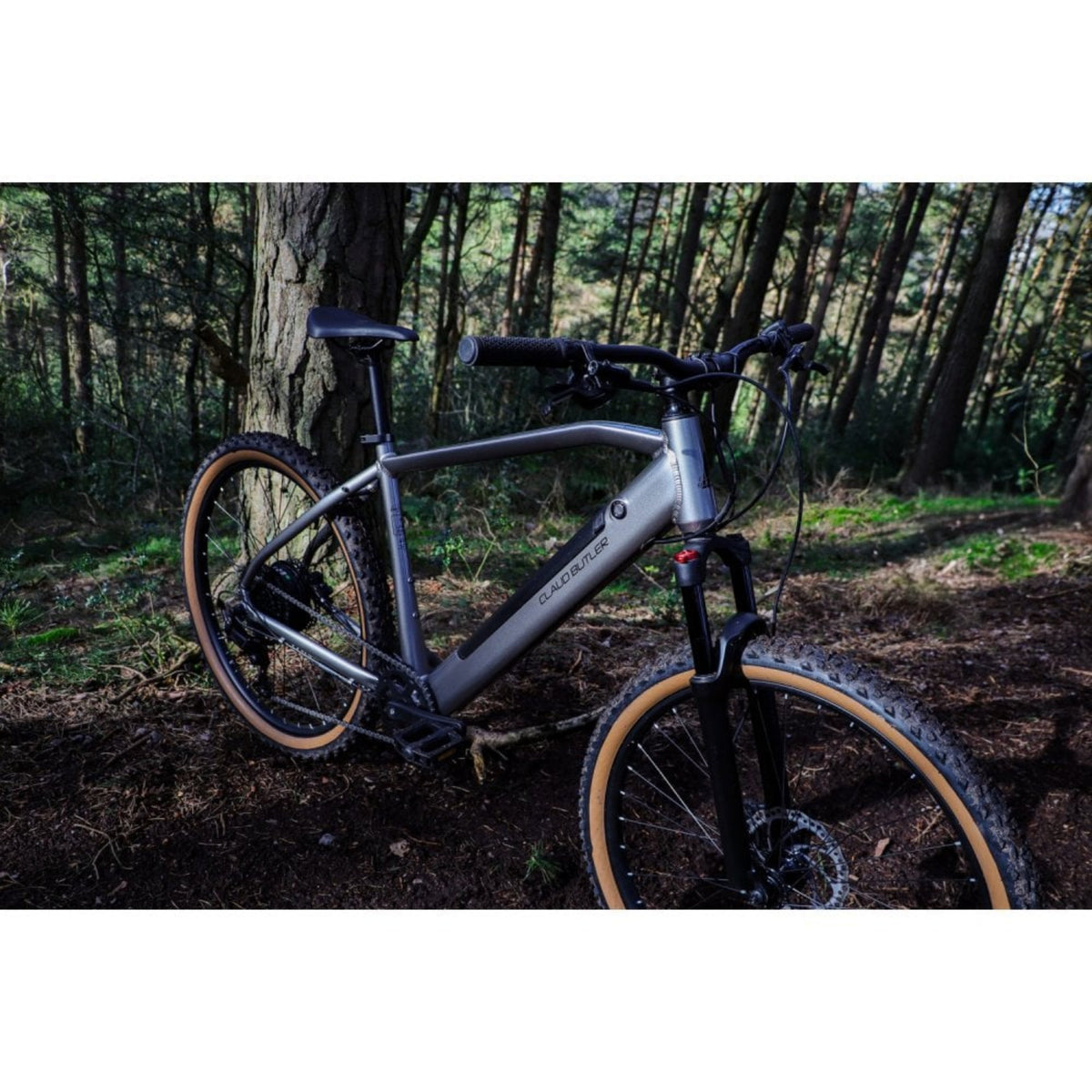 Claud Butler Ridge 2.0 Electric Bike front nature