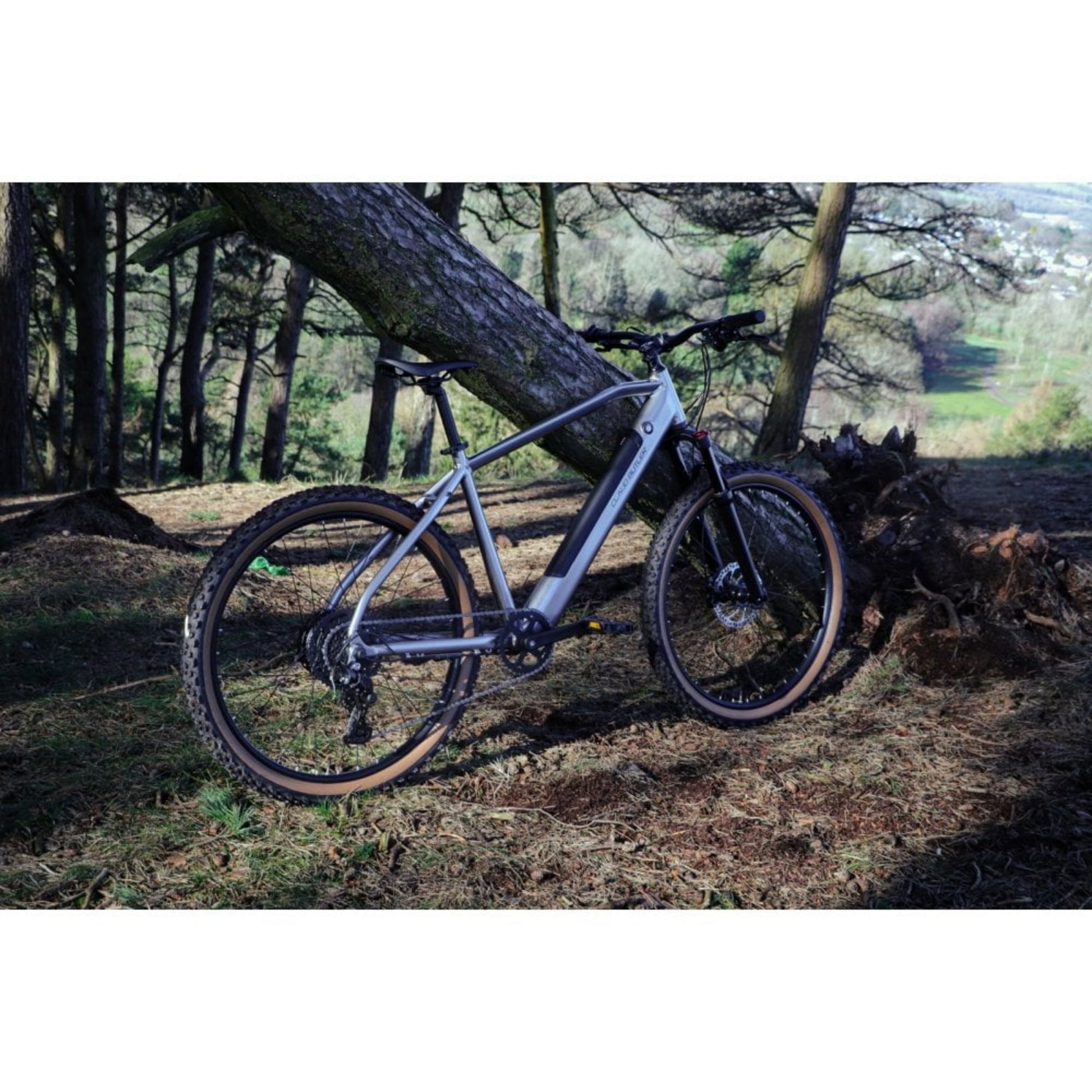 Claud Butler Ridge 2.0 Electric Bike back nature 