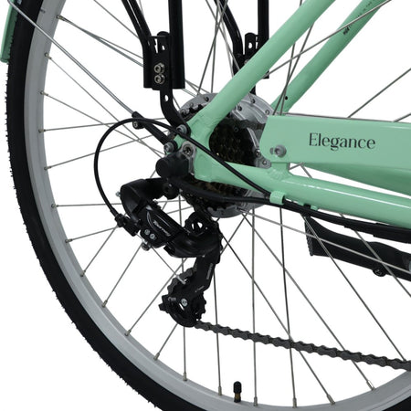 dawes elegance low step electric bike back tyre