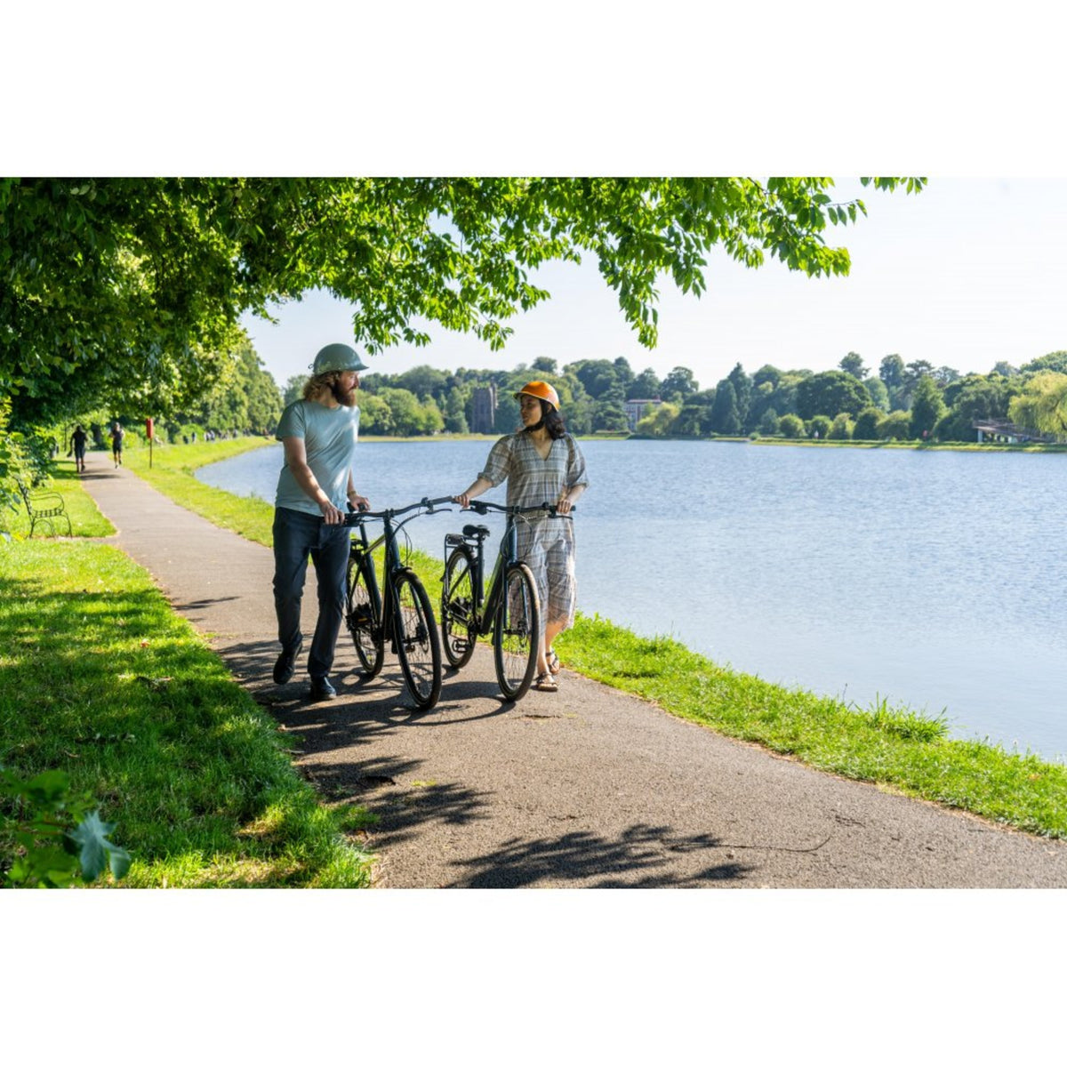 dawes scenic crossbar electric bike outside