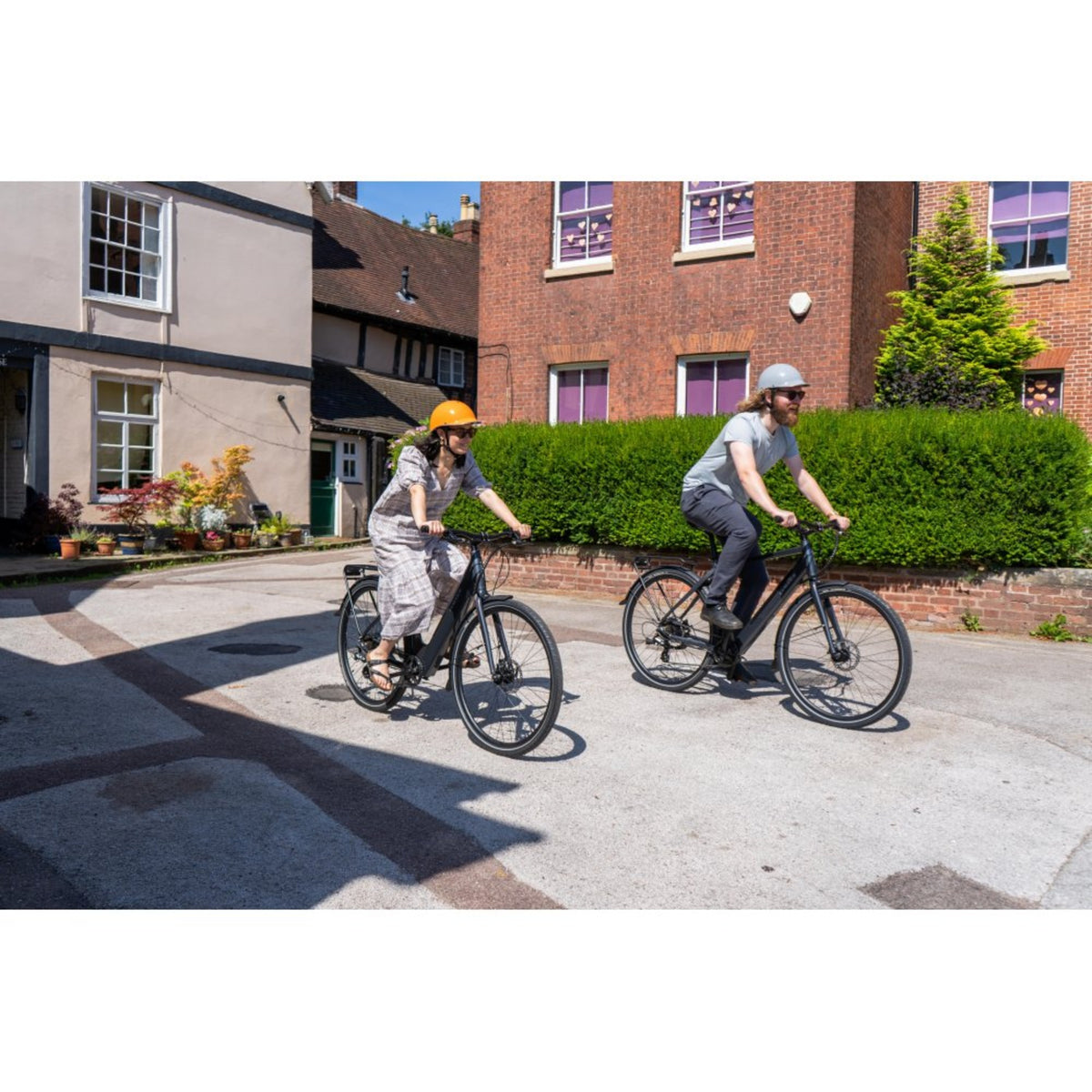 dawes scenic crossbar electric bike street ride