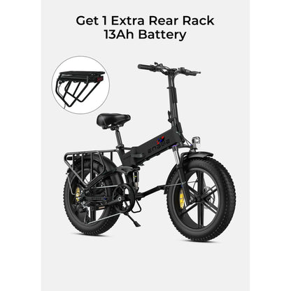 ENGWE ENGINE X Electric Bike Max Speed 25 km/h Full Suspension Foldable