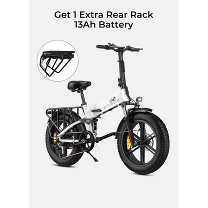 ENGWE ENGINE X Electric Bike Max Speed 25 km/h Full Suspension Foldable