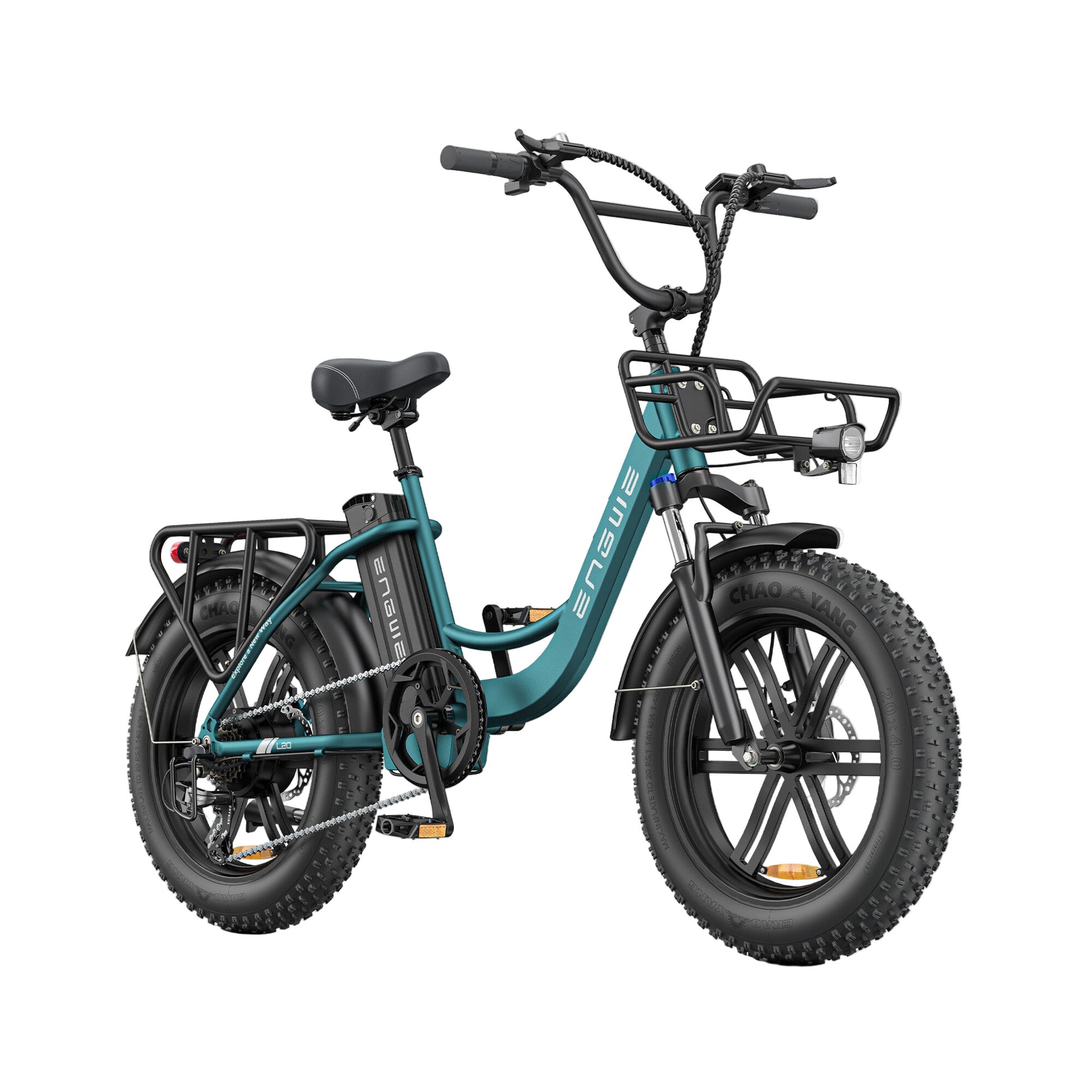 engwe l20 boost electric bike full view