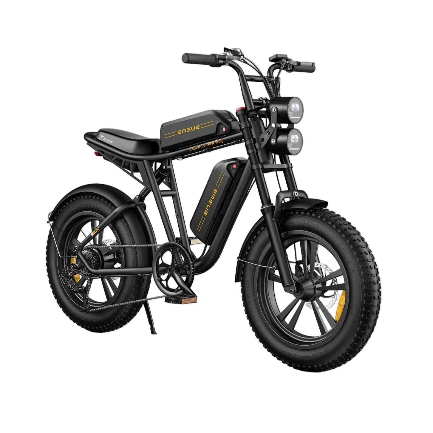 M20 Electric Bike 25 km h Dual Suspension Double Battery Long Range