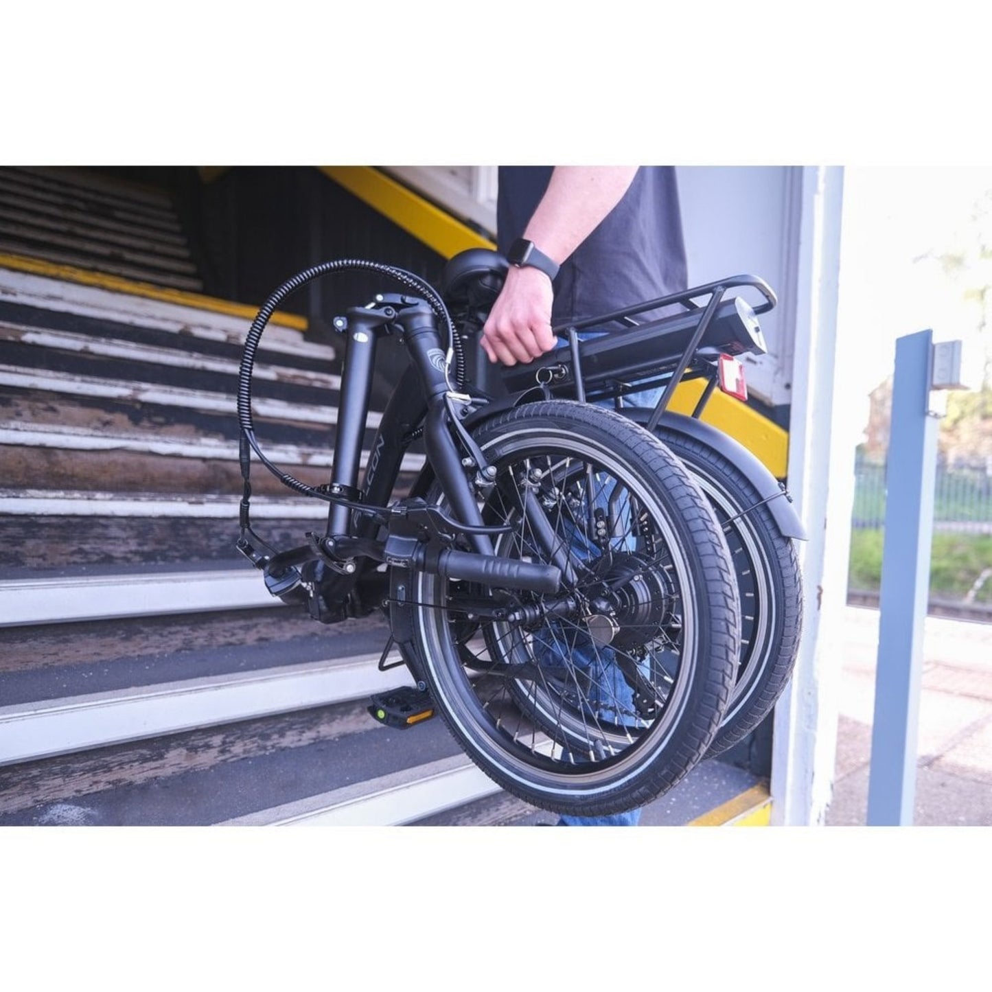Falcon Breeze Low Step Electric Folding Bike Maximum Assisted Speed 15.5mph / 25kmh