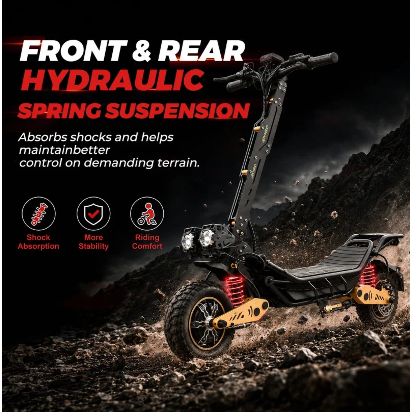 iENYRID ES70 Electric Scooter 3600W Dual Motor 60V 26Ah High-Capacity Battery