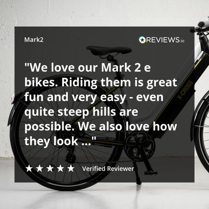 Mark2 X-Cross 450 Electric Bike Lightweight Step Through With Removable Battery