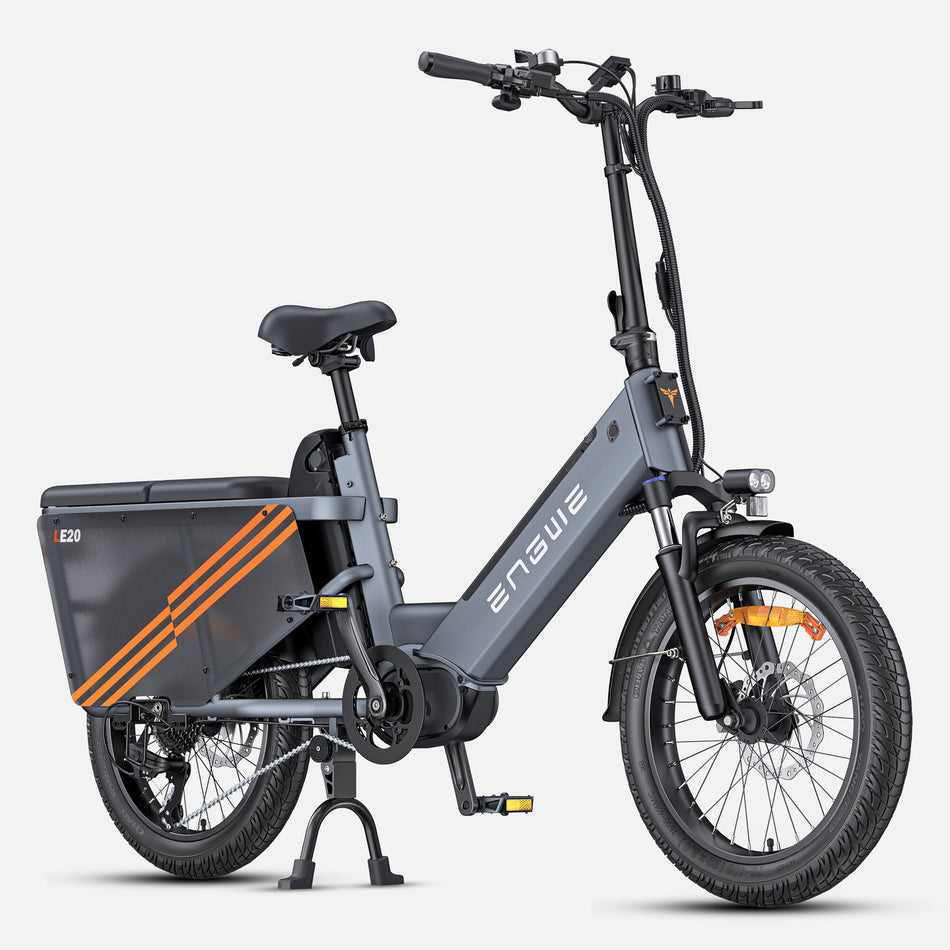 ENGWE LE20 Electric Bike 250W Mid-drive Torque Sensor Step-Thru Cargo Ebike
