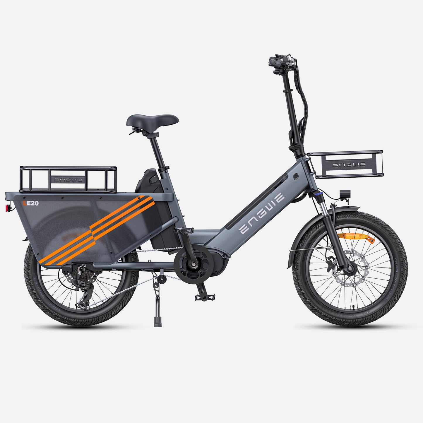 ENGWE LE20 Electric Bike 250W Mid-drive Torque Sensor Step-Thru Cargo Ebike