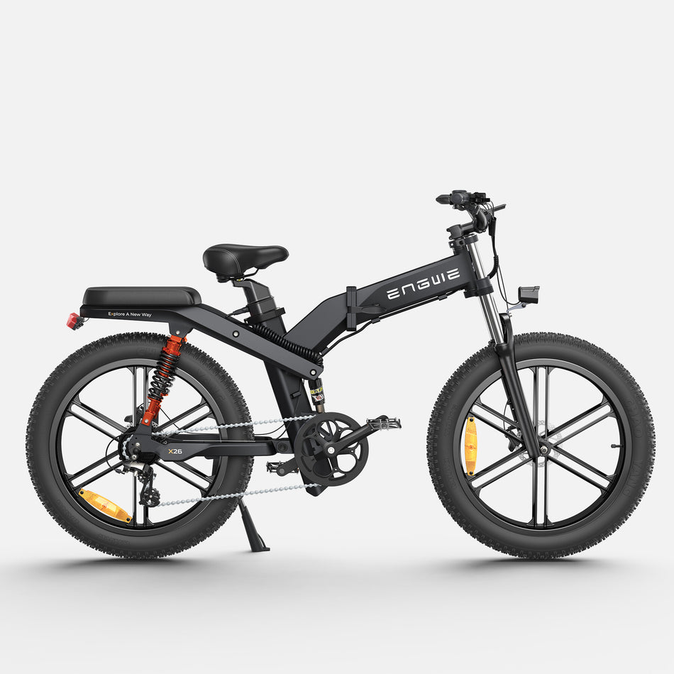 ENGWE X26 Electric Bike 1000W 150KM Triple Suspension Foldable Electric Bike
