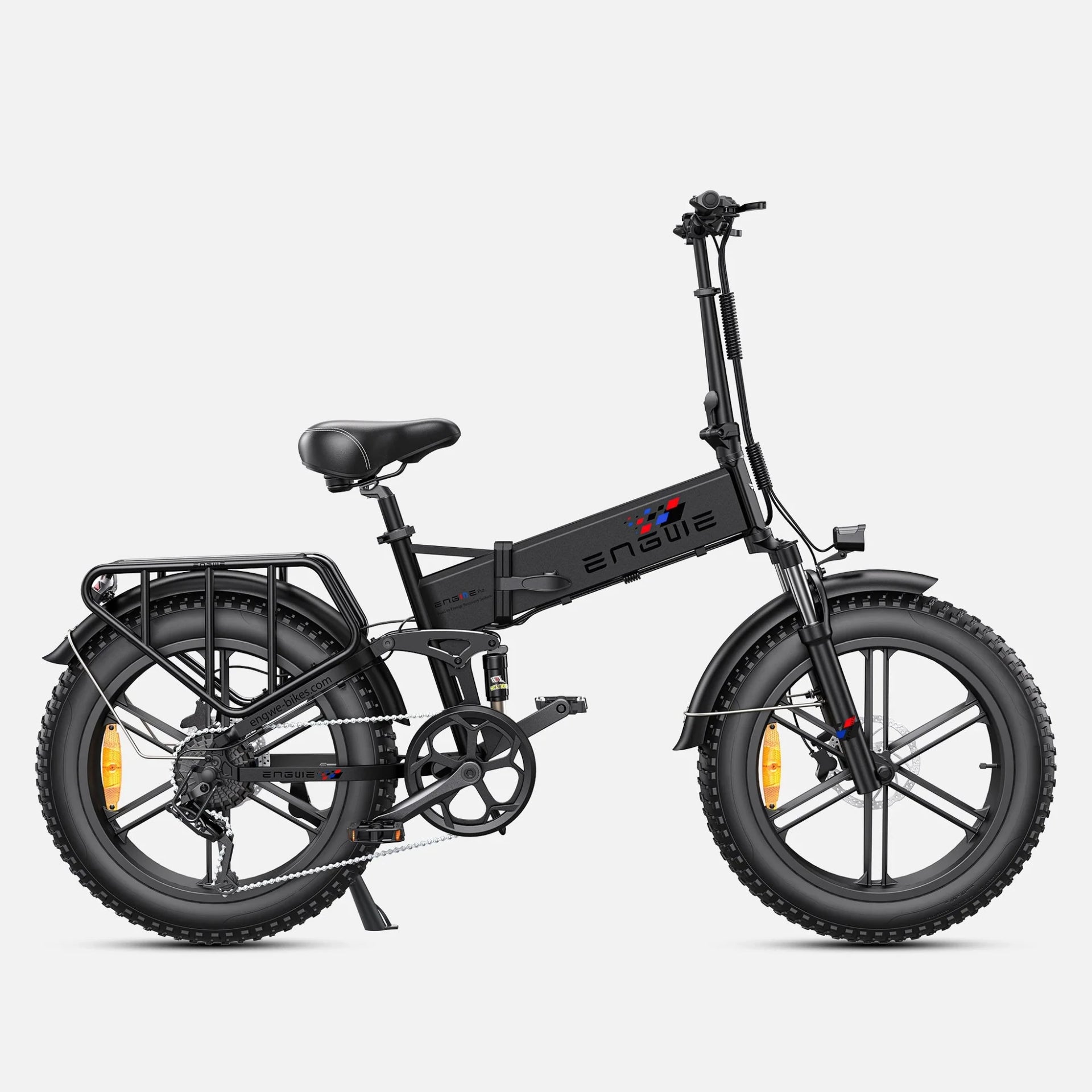 ENGINE PRO Electric Bike 1000W 12KM Full Suspension Foldable E bike