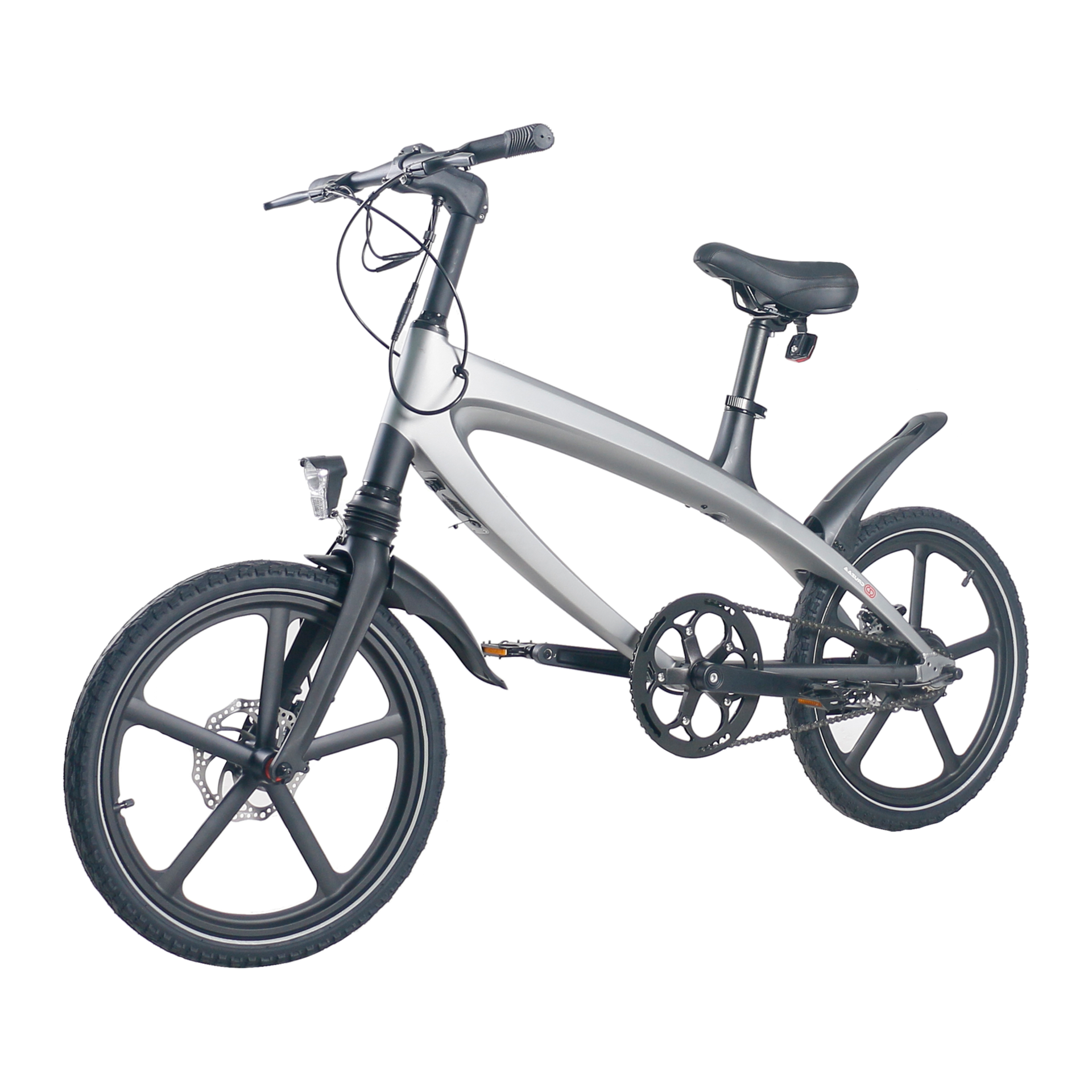 Gun Metal Electric Bike Built Speakers & Bluetooth
