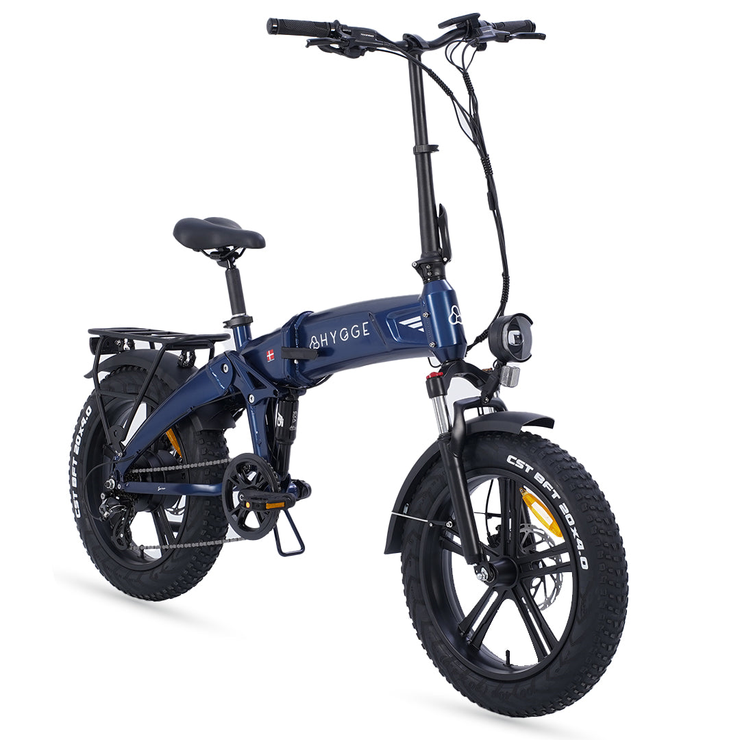 Sorø Electric Bike Full Suspension Foldable 250W Motor
