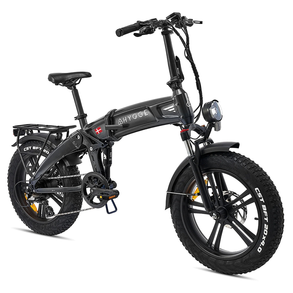 Hygge Sorø Electric Bike Full Suspension Foldable With 250W Motor